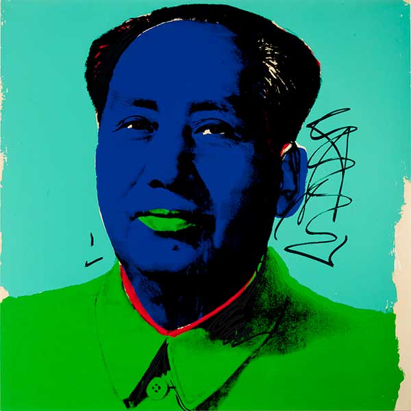 Andy Warhol, Mao Tse-Tung, 1972, color screenprint