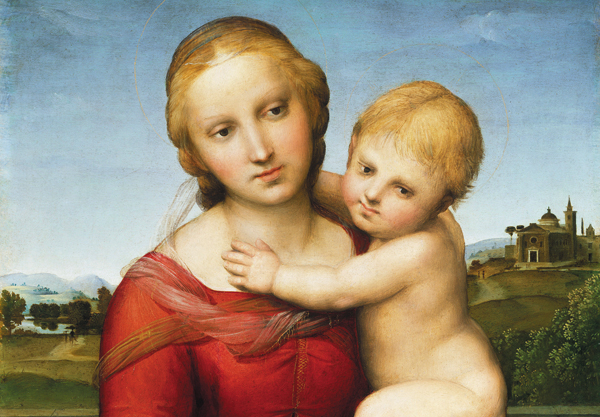 Raphael, Italian, 1483-1520 The Small Cowper Madonna, about 1505, oil on wood Widener Collection, National Gallery of Art, Washington, D.C., 1942.9.57