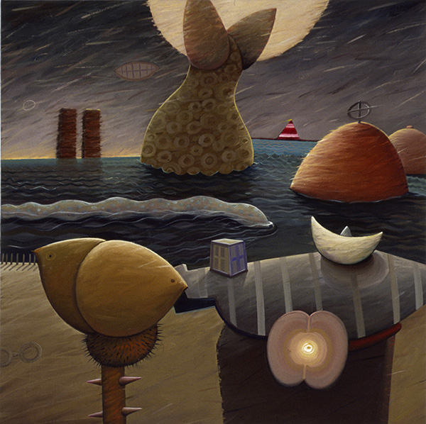 Susan Swinand, Submerging, 2004, acrylic on canvas