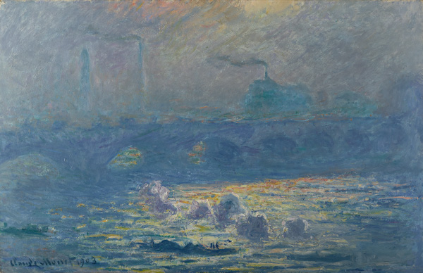 Claude Monet, Waterloo Bridge, Sunlight Effect (Effet de Soleil), 1903