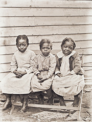 Portrait of Lillian, Cora and Luvenia Ward, about 1900