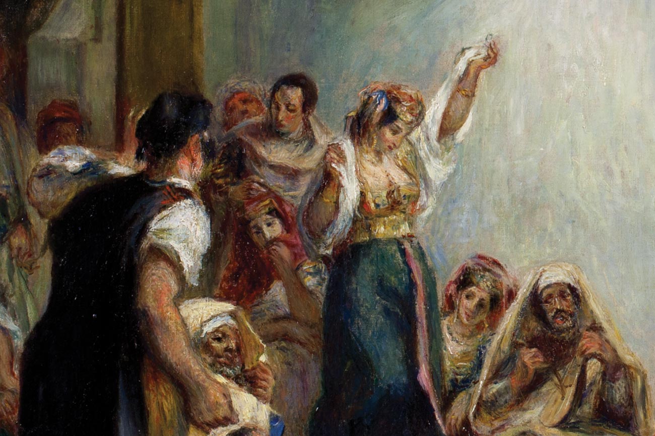 Pierre-Auguste Renoir, 'The Jewish Wedding', detail, about 1875, oil on canvas