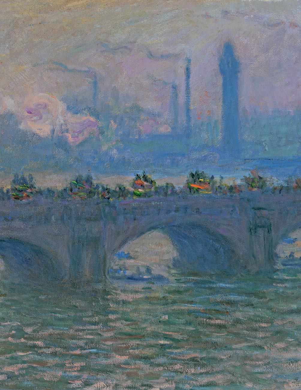 Claude Monet, 'Waterloo Bridge', detail, 1903, oil on canvas