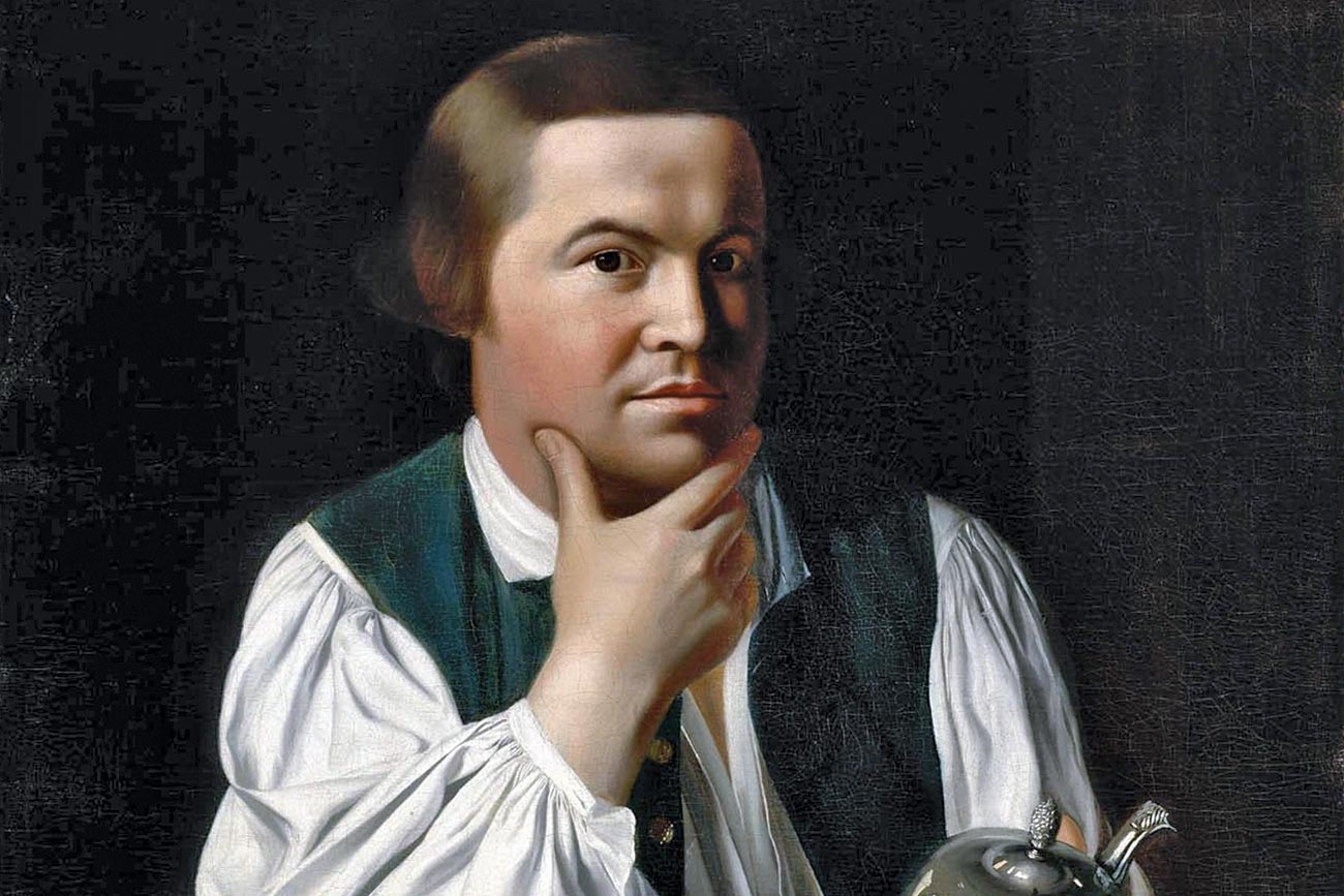 John Singleton Copley, 'Paul Revere', detail, 1768, oil on canvas