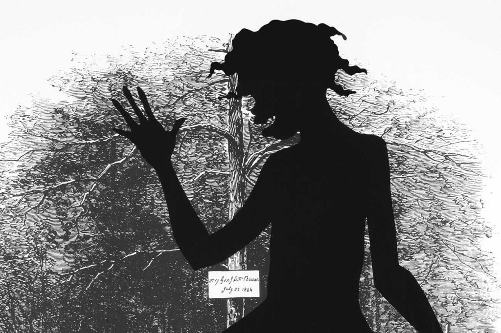 Kara Walker, 'Scene of McPherson’s Death. Harper’s Pictorial History of the Civil War (Annotated),' detail, 2005, Offset Lithography and Silkscreen