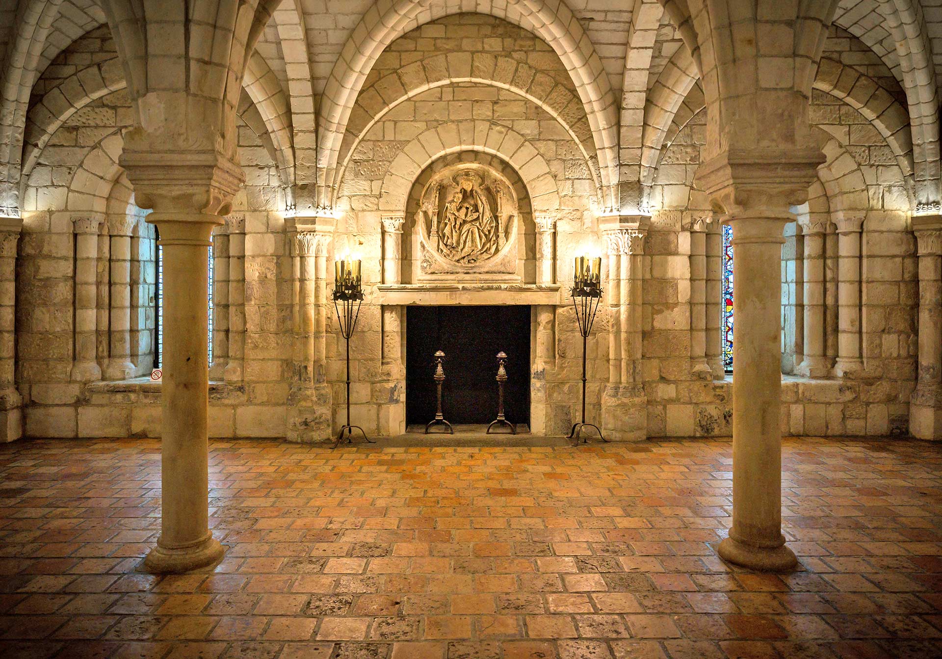 Le Bas-Neuil, 'Chapter House of the Benedictine Priory of Saint John at Le Bas-Nueil,' 1150-1190, limestone