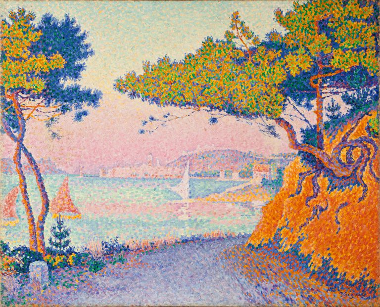 Paul Signac, Golfe Juan, 1896, oil on canvas