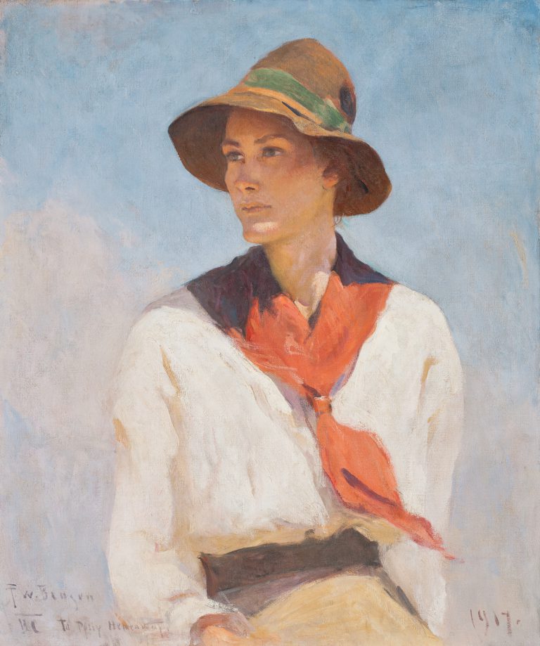 Frank Weston Benson, Natalie, 1917, oil on canvas