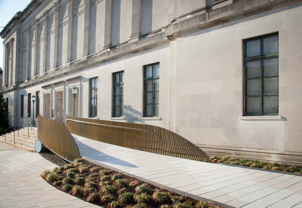 The access bridge at the Salisbury Street entrance was completed in 2015