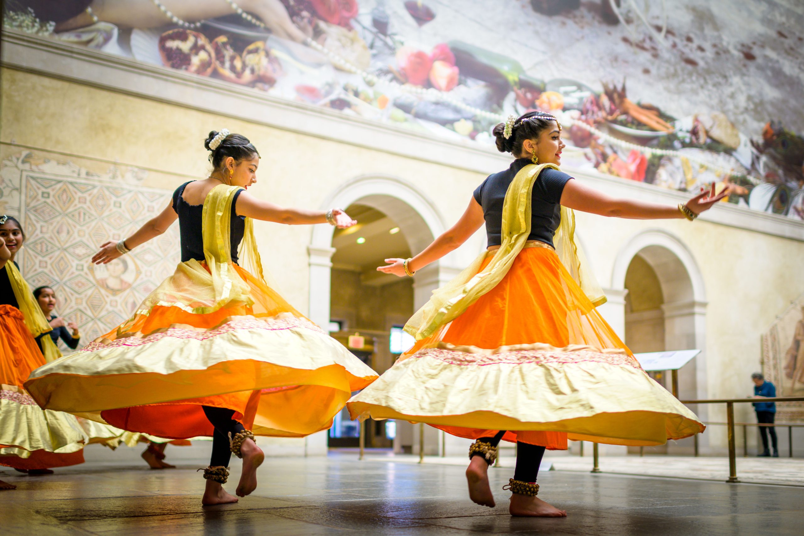 Dancers performing during a Diwali event at WAM
