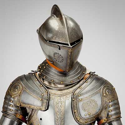 Italian three-quarter field armor