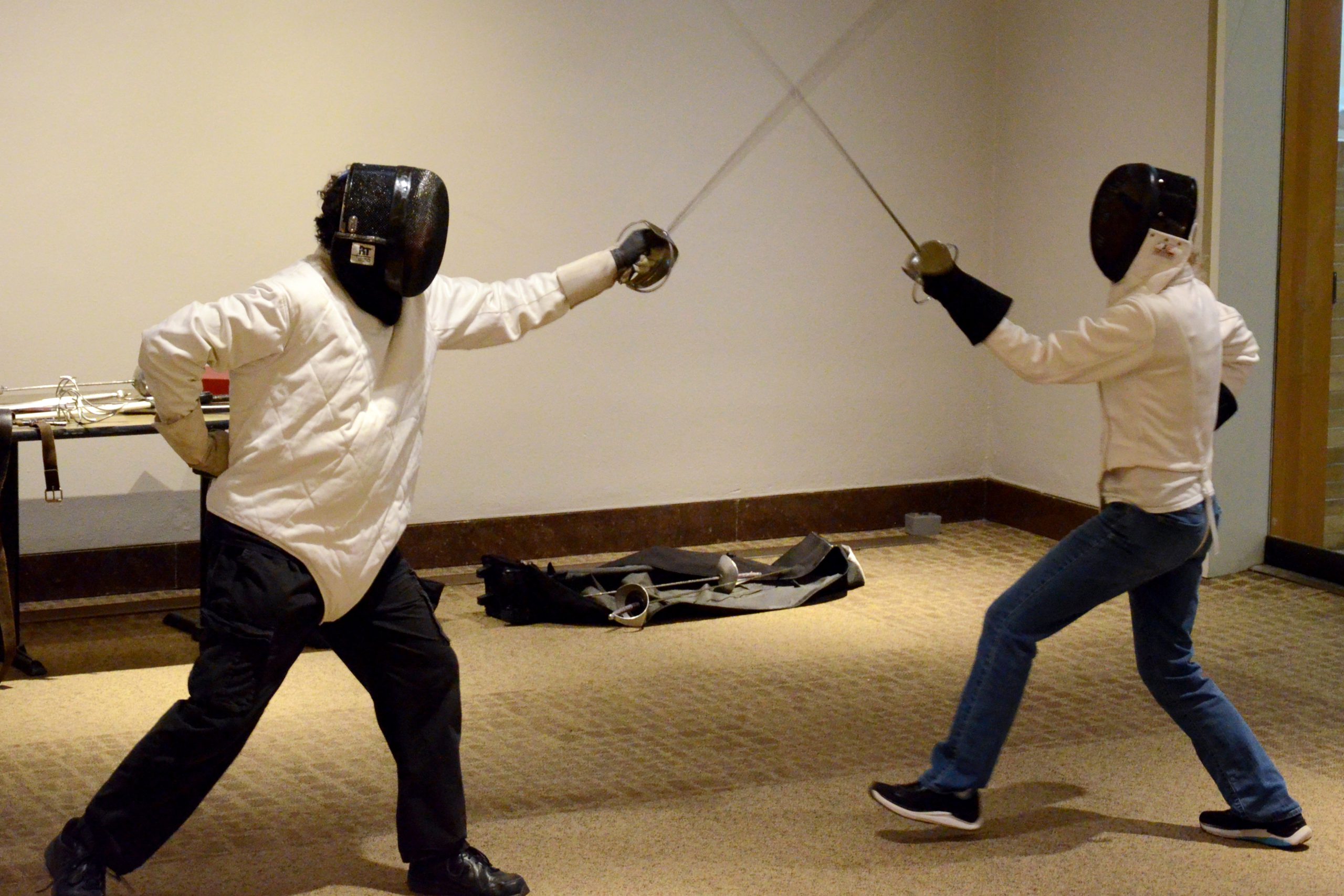 A 'Secrets of Swordplay' demonstration