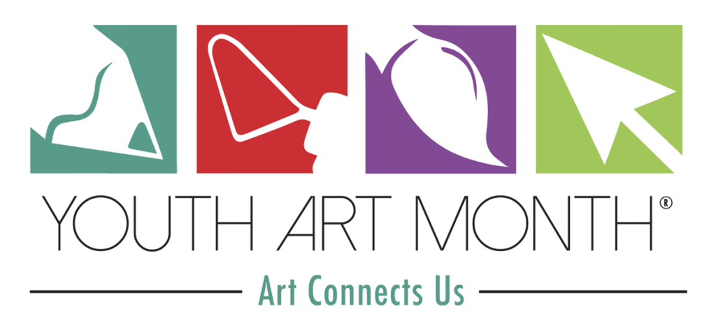 Youth Art Month logo