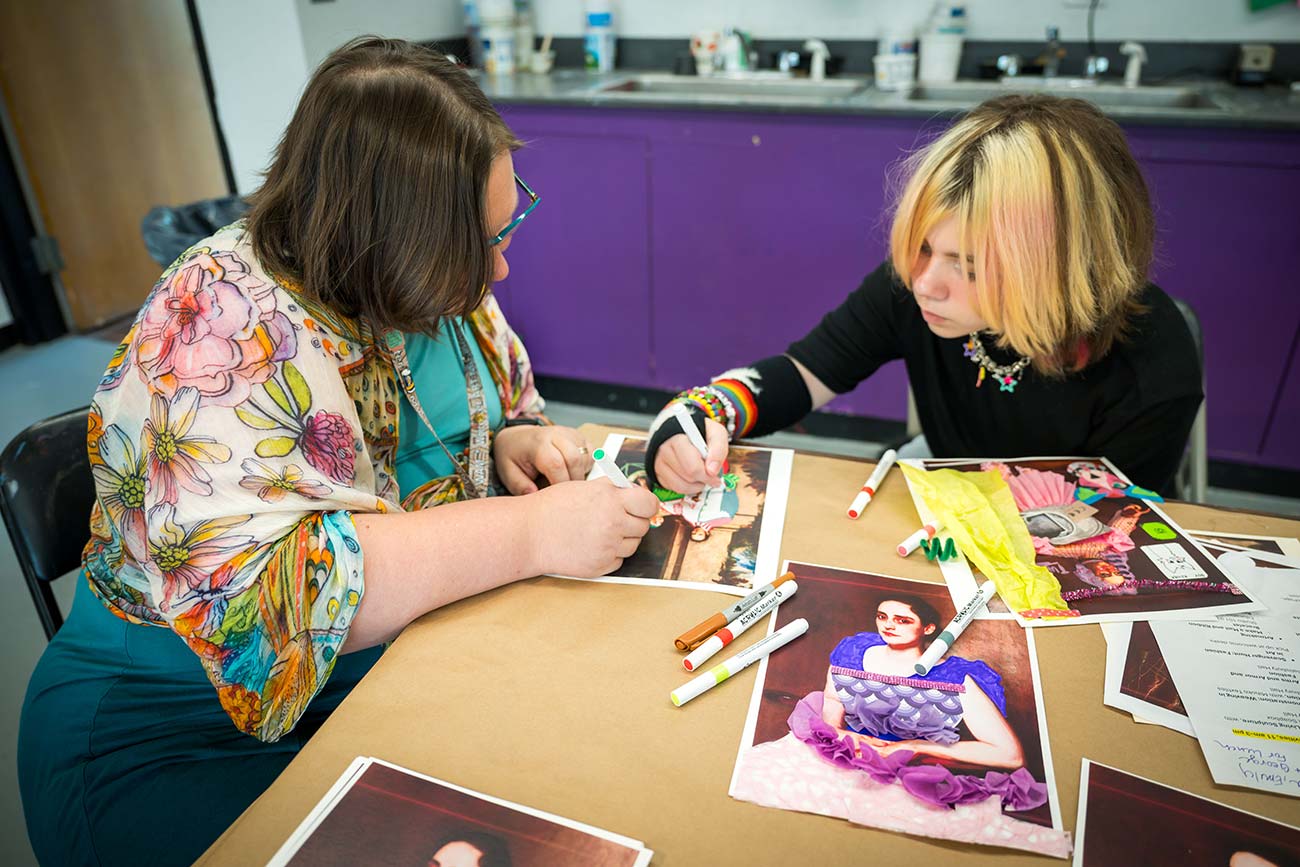 'Reimagine the Fashion' artmaking activity