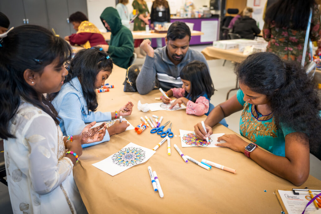 A family group coloring mandala designs