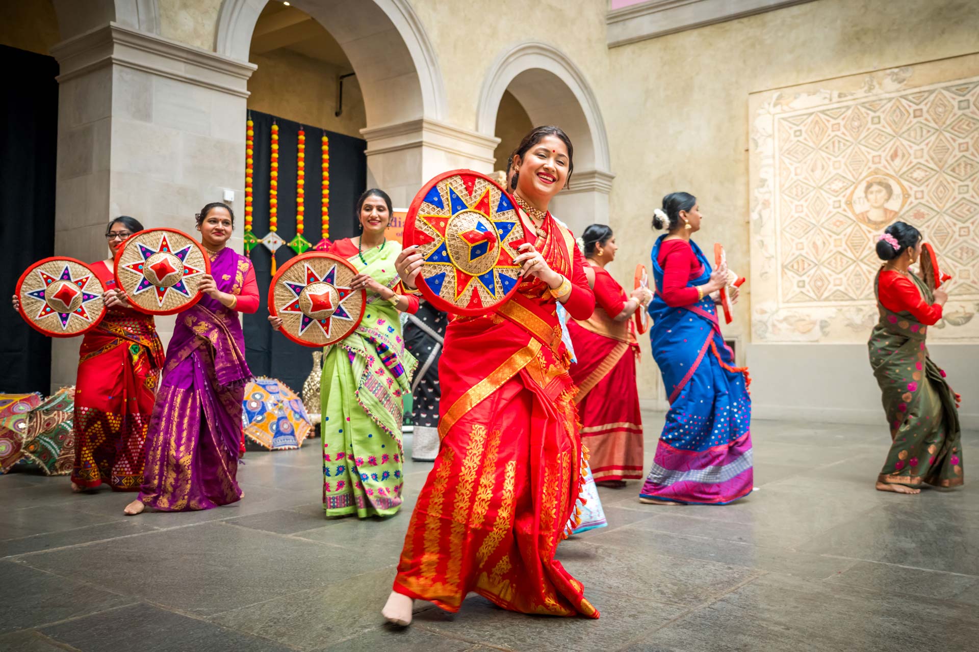 A classical Indian dance performance in Renaissance Court