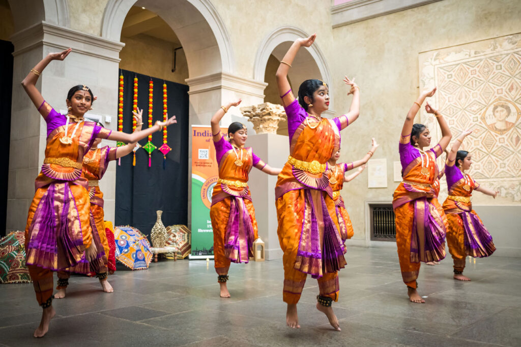 A Diwali folk dance performance in Renaissance Court