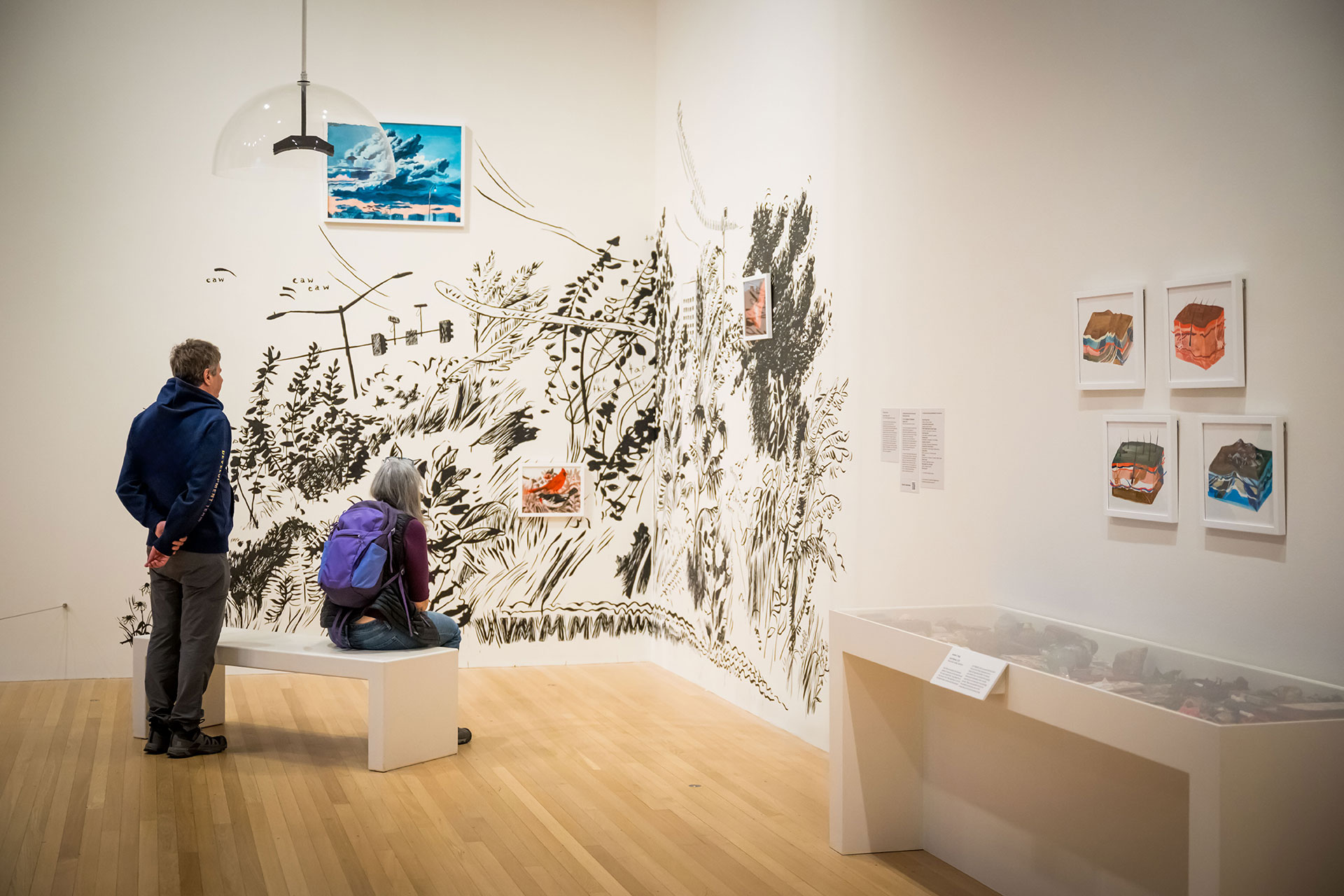 Gallery view of the exhibition 'Fever Dreams of a Cool-Breathed Earth'