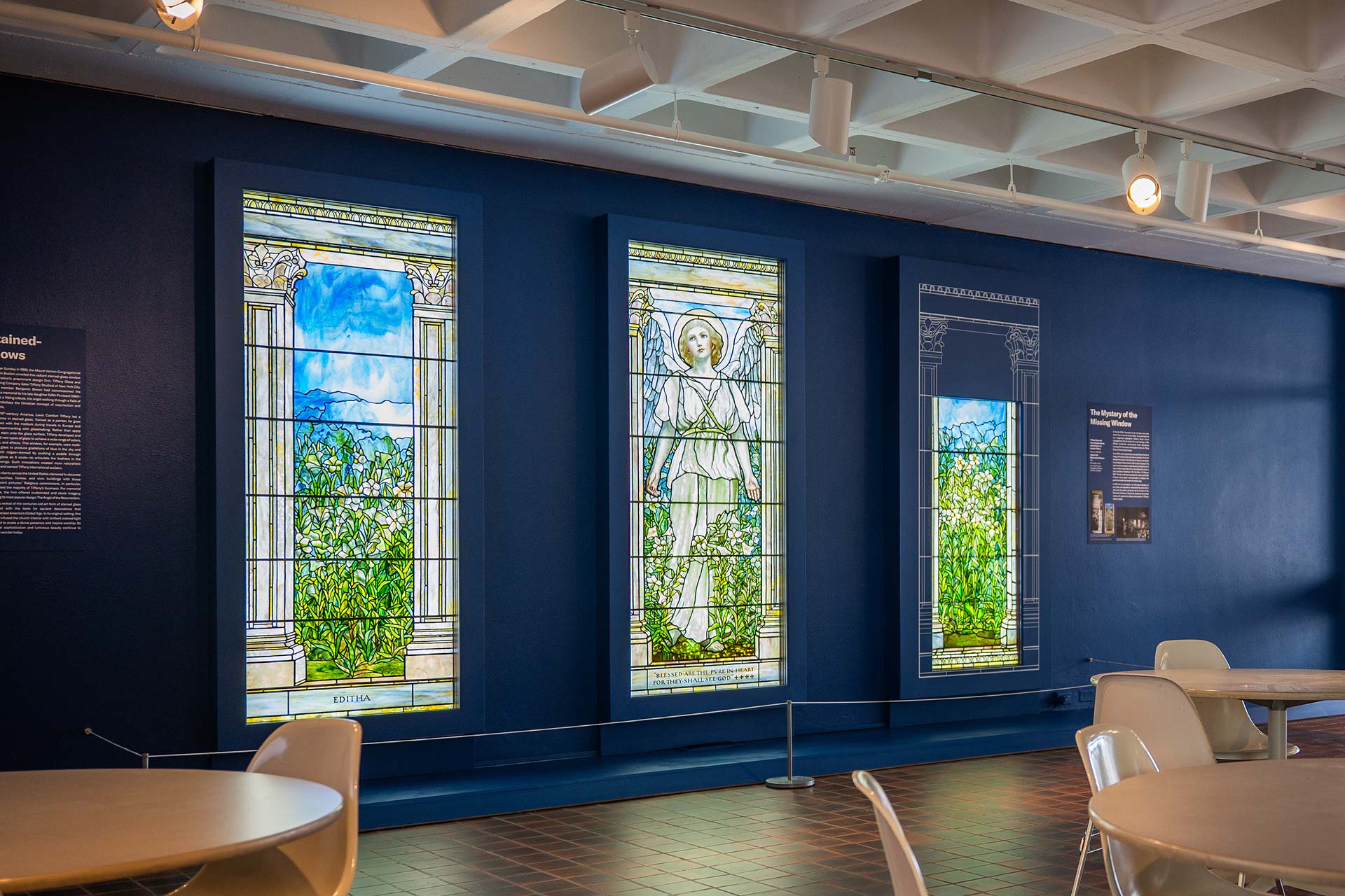Louis C. Tiffany, 'Angel of Resurrection', 1899, stained glass windows