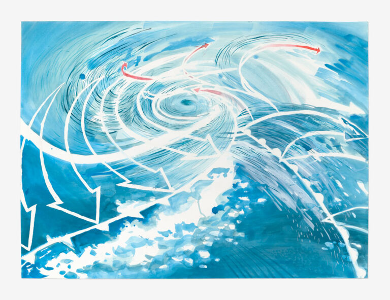 Christa Donner, 'Perfect Storm,' 2025, pigmented ink and acrylic on paper