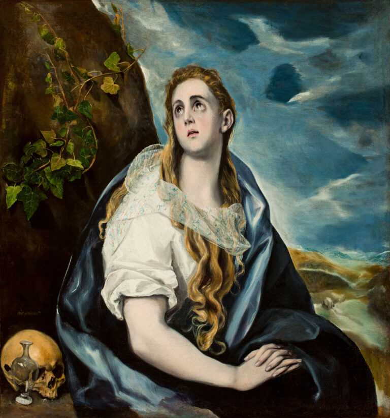 El Greco, 'The Repentant Magdalen,' about 1577, oil on canvas