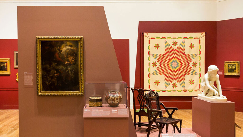 American Art Galleries installation view