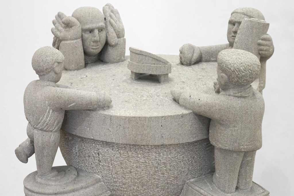 Tim de Christopher, 'Angel of Hope and Despair', detail, 1995, Limestone